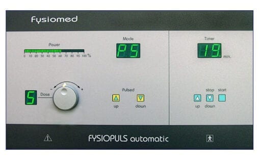Ovládací panel Fysiopuls